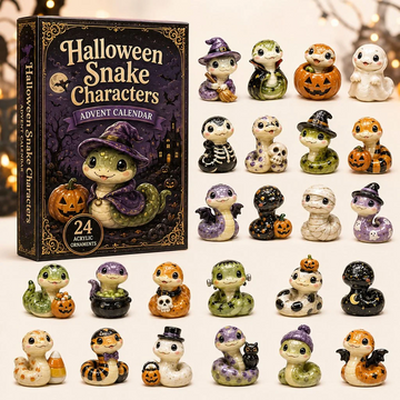 Spooky Snake Advent Calendar 2026 - 24-Day Countdown, Acrylic Charms Every Day Bring New Suprises