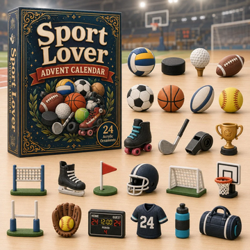 Sport Lover Advent Calendar 2026 - 24-Day Countdown, Acrylic Charms Every Day Bring New Suprises