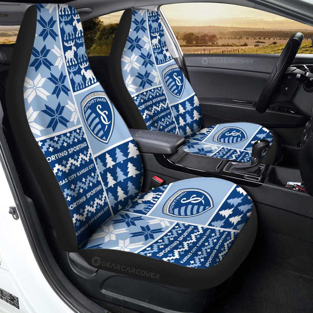Sporting Kansas City Car Seat Covers Custom Ugly Style Car Accessories