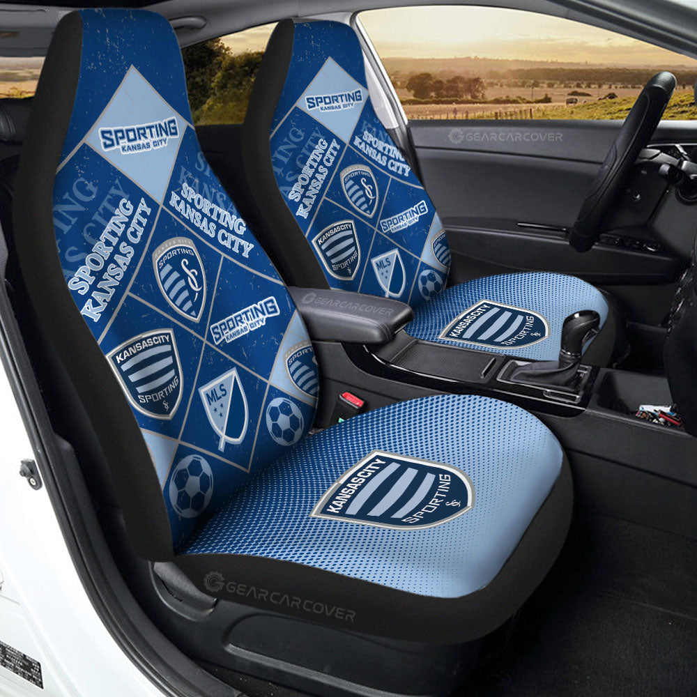 Sporting Kansas City Car Seat Covers Sporty Team Collection