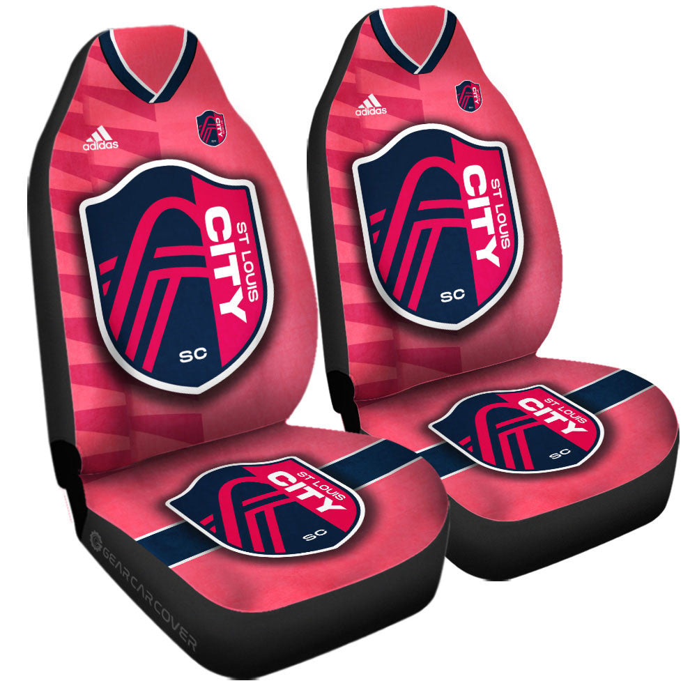 St Louis City SC Car Seat Covers Custom Car Accessories For Fans