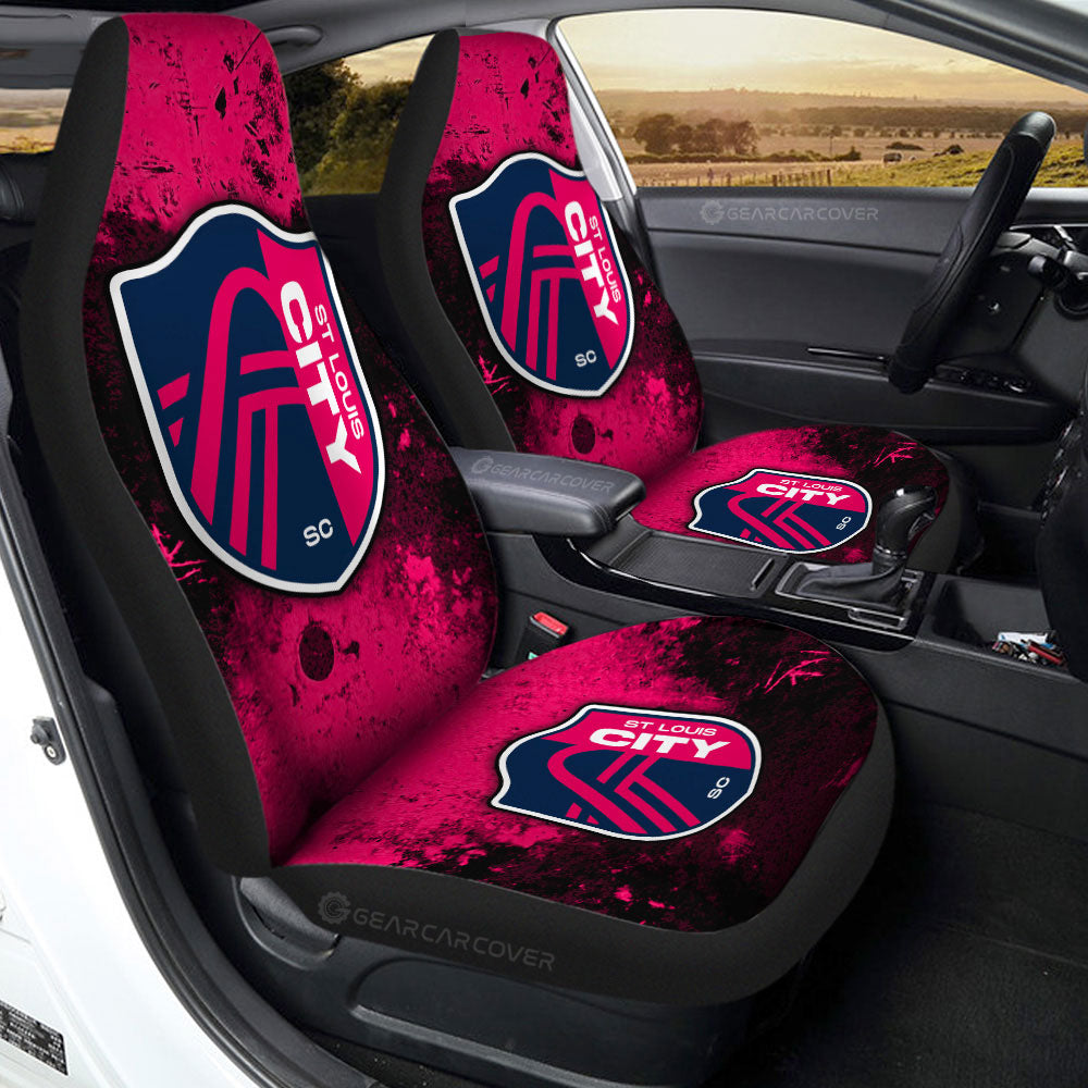 St Louis City SC Car Seat Covers Custom Car Accessories
