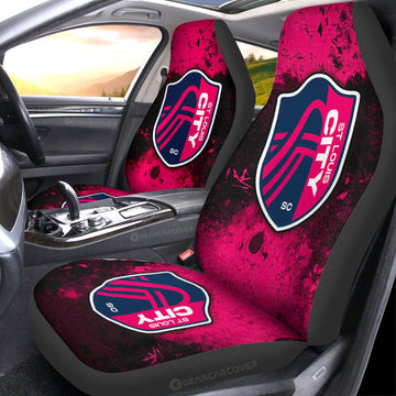 St Louis City SC Car Seat Covers Custom Car Accessories
