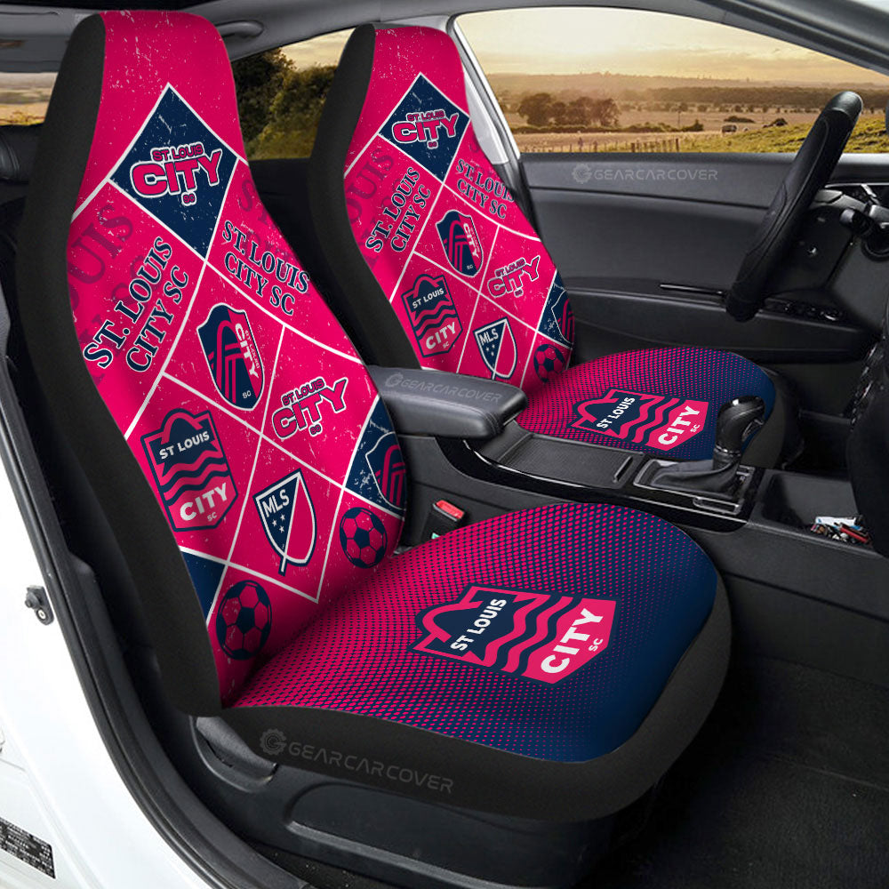St Louis City SC Car Seat Covers Sporty Team Collection