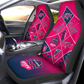 St Louis City SC Car Seat Covers Sporty Team Collection
