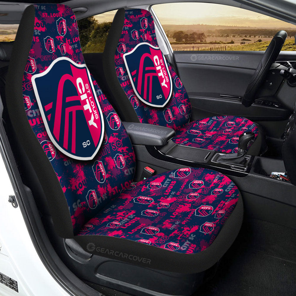 St. Louis CITY SC Car Seat Covers Custom Car Accessories