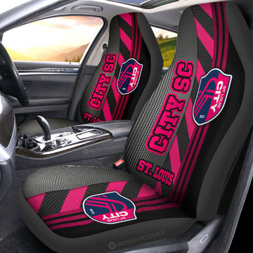 St. Louis City SC Car Seat Covers Custom Car Accessories