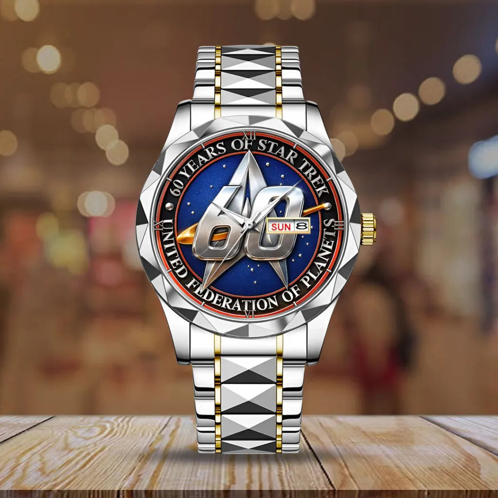 Star Trek 60th Anniversary Alloy Luxury Quartz Watch – TMTHU1343