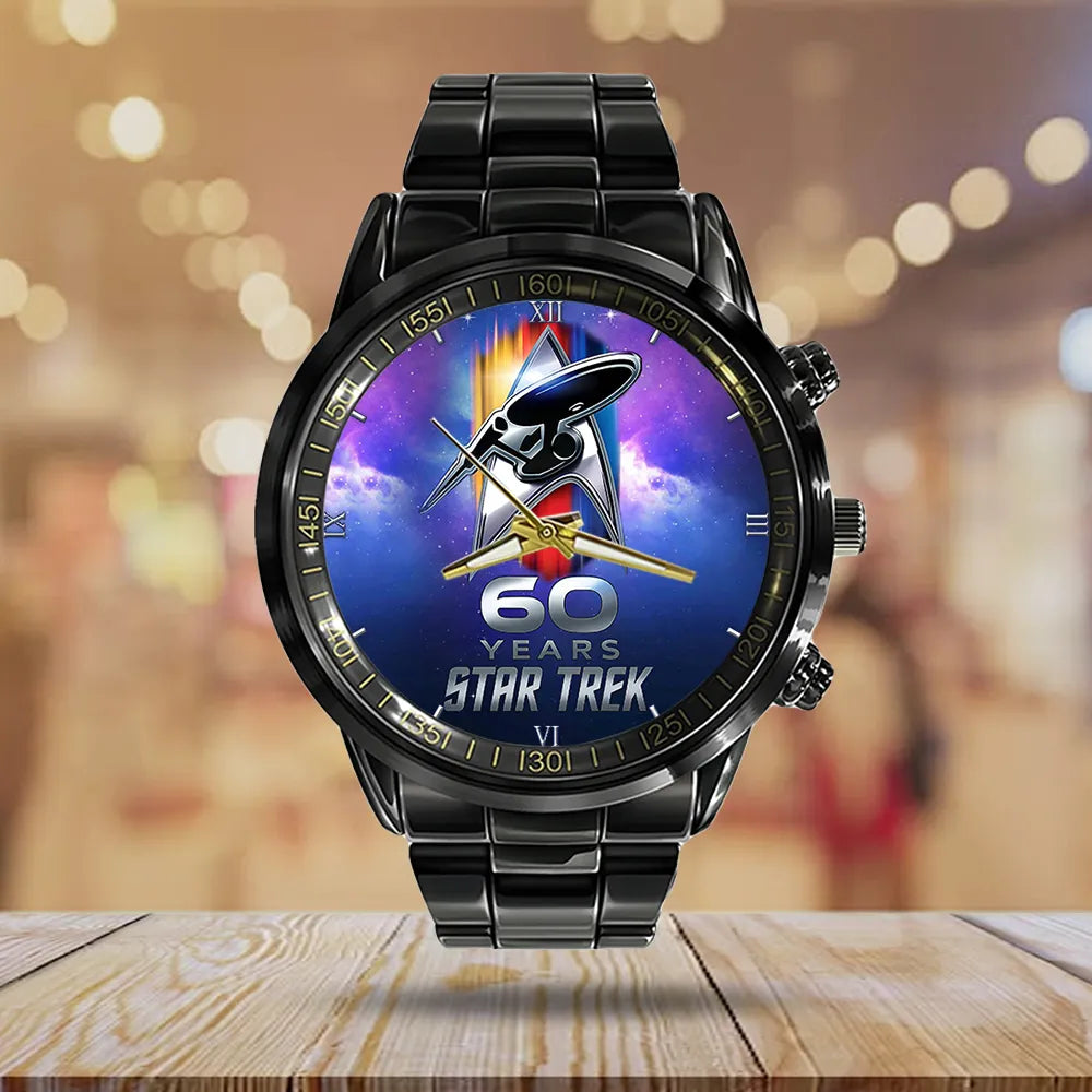 Star Trek 60th Anniversary Black Stainless Steel Watch – TMTHU1230