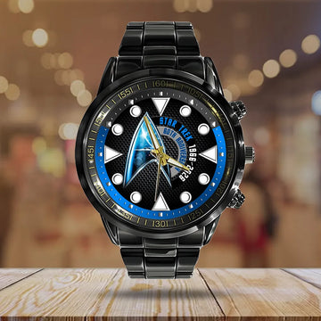 Star Trek Black Stainless Steel Watch – HOATT 11722