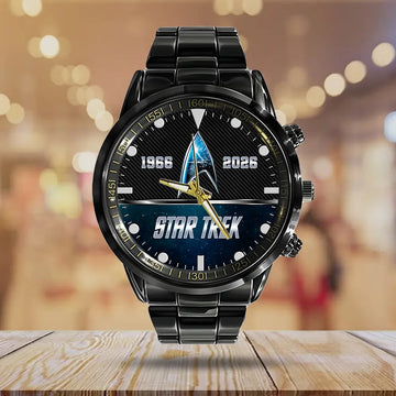 Star Trek Black Stainless Steel Watch – HOATT 11763