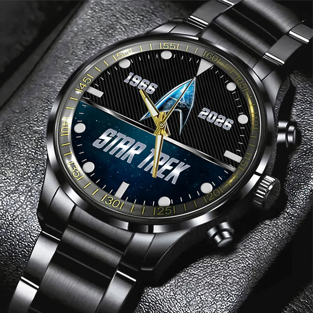 Star Trek Black Stainless Steel Watch – HOATT 11763