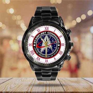 Star Trek Black Stainless Steel Watch – TANTN 12676