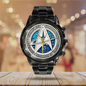 Star Trek Black Stainless Steel Watch – TANTN 12677