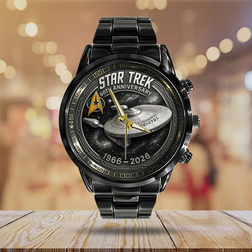 Star Trek Black Stainless Steel Watch – TANTN15694
