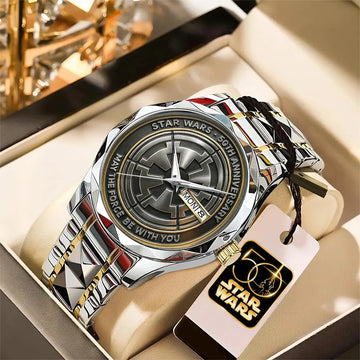 Star Wars 50th Anniversary Alloy Luxury Quartz Watch – TMTHU1462
