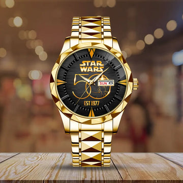 Star Wars Alloy Luxury Quartz Watch – HOATT 12229