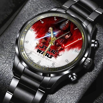 Star Wars Black Stainless Steel Watch Gi