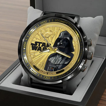 Star Wars Black Stainless Steel Watch-PX1059