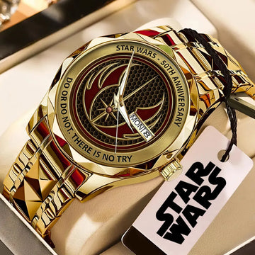 Star Wars 50th Anniversary Alloy Luxury Quartz Watch-PFZ10167