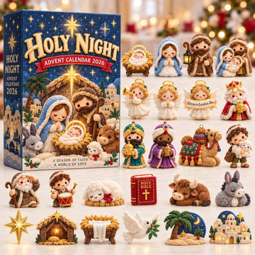Starry Stable Holy Night advent calendar 2026 - 24-Day Countdown, Acrylic Charms