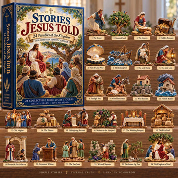 Stories Jesus Told advent calendar 2026 - 24-Day Countdown, Acrylic Charms