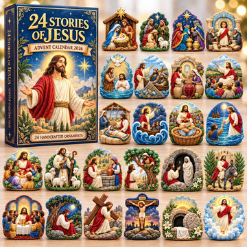 Stories Of Jesus advent calendar 2026 - 24-Day Countdown, Acrylic Charms
