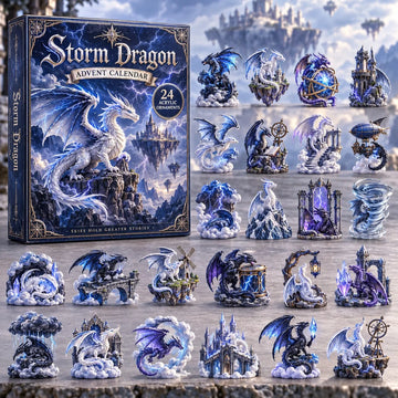 Storm Dragon Advent Calendar 2026 - 24-Day Countdown, Acrylic Charms