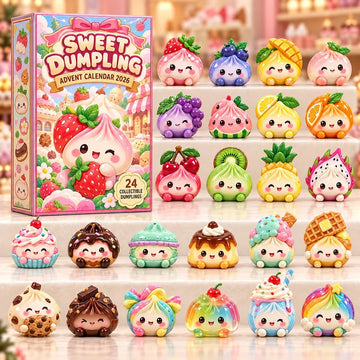 Sweet Dumpling Advent Calendar 2026 - 24-Day Countdown, Acrylic Charms