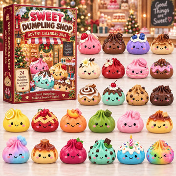 Sweet Dumpling Shop advent calendar 2026 - 24-Day Countdown, Acrylic Charms