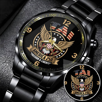 TAI 250TH-3 Personalized Watch, 250 Years Of Freedom 1776-2026