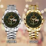 US Navy 250th Anniversary Alloy Luxury Quartz Watch-PFZ10200