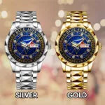 Toronto Blue Jays 2025 American League Champions Alloy Luxury Quartz Watch-PFZ10182