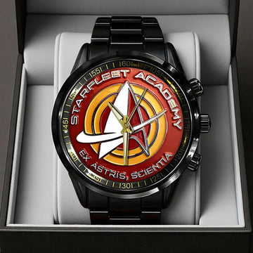 Star Trek Black Stainless Steel Watch-PX1158
