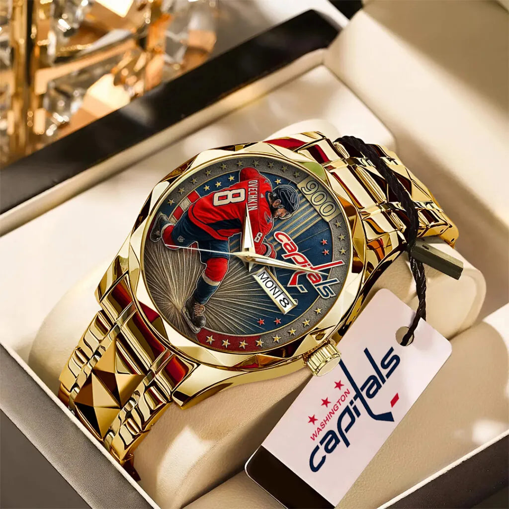 Alex Ovechkin x Washington Capitals Alloy Luxury Quartz Watch-PFZ10002