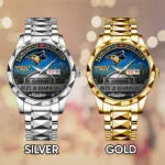 Toronto Blue Jays WinCraft 2025 American League Champions Alloy Luxury Quartz Watch-PFZ10191