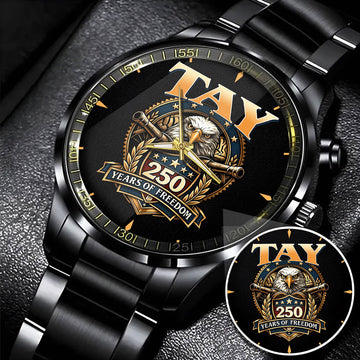 TAY 250TH-1 Personalized Watch, 250 Years Of Freedom 1776-2026