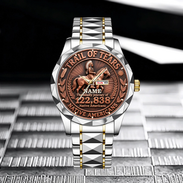 TRAIL OF TEARS Customized Watch - Personalized Name - Gifts For History & Native Culture Lovers