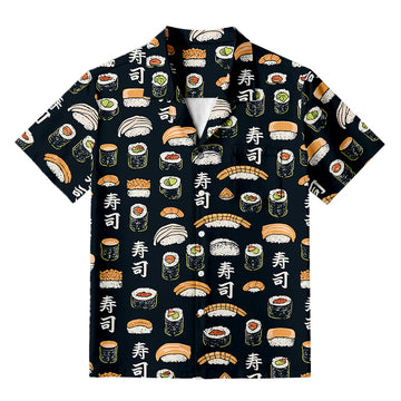 Personality fashionJapanese Sushi Aloha Hawaiian Shirt