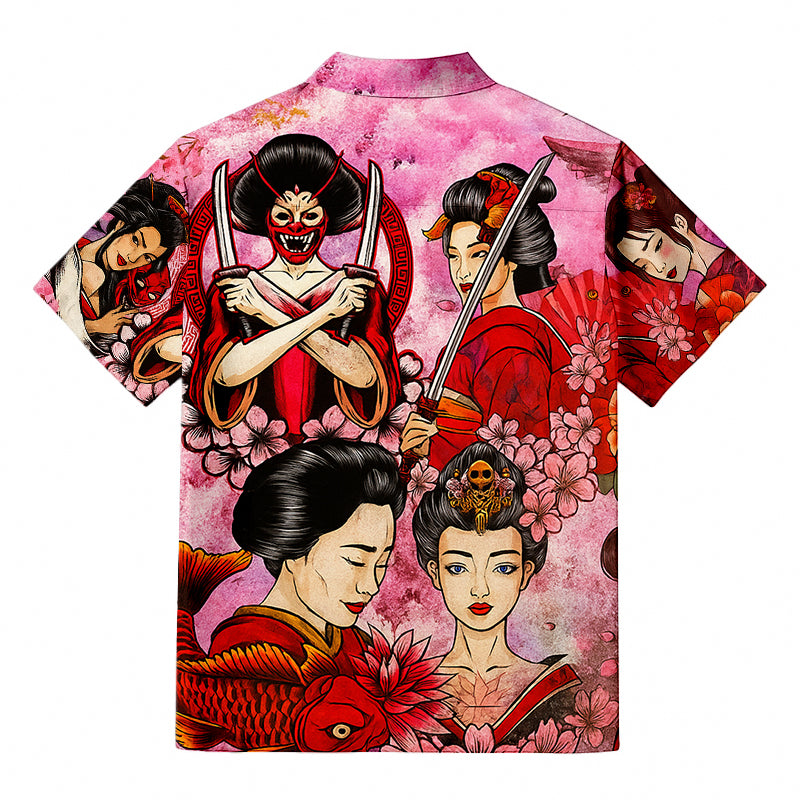 Beautiful Japanese Geisha Dream Hawaiian Shirt