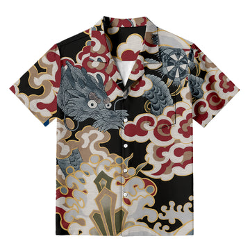 Personality fashionJapanese Dragon Hawaiian Shirt