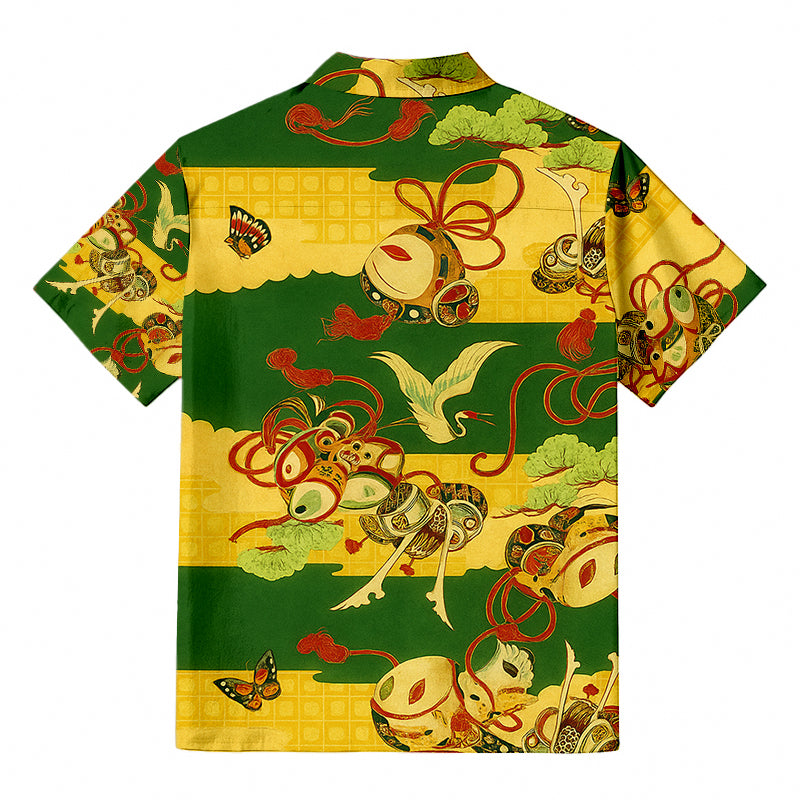 Japanese Vinatge Pattern Hawaiian Shirt