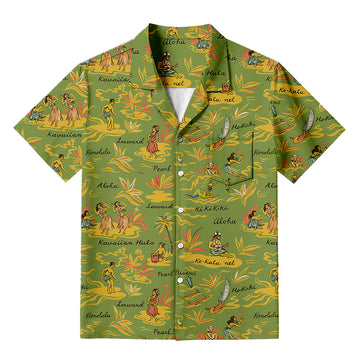 Personality fashionHULA Hawaiian Shirt