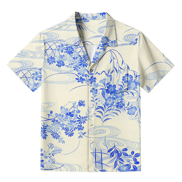 Personality fashionJapanese Kimonos Hawaiian Shirt