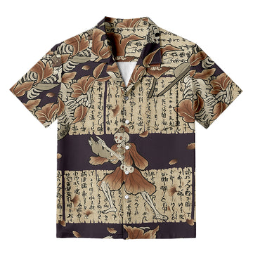 Personality fashionDancing Skeleton Hawaiian Shirt