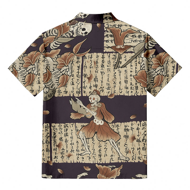Dancing Skeleton Hawaiian Shirt