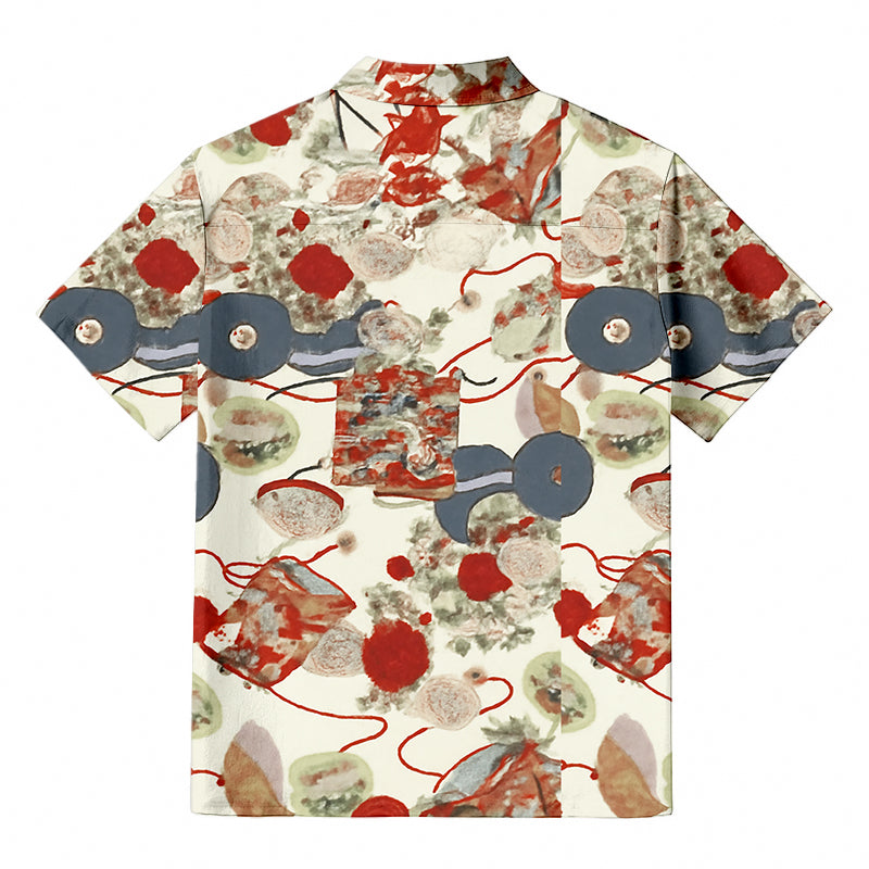 Shell And Flower Hawaiian Shirt