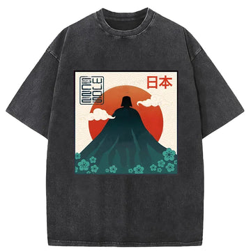 Personality fashion Fujiwalker Funny Washed T-Shirt
