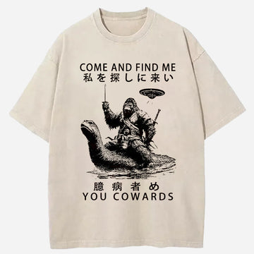 Personality fashion Can You Find Us Washed T-Shirt