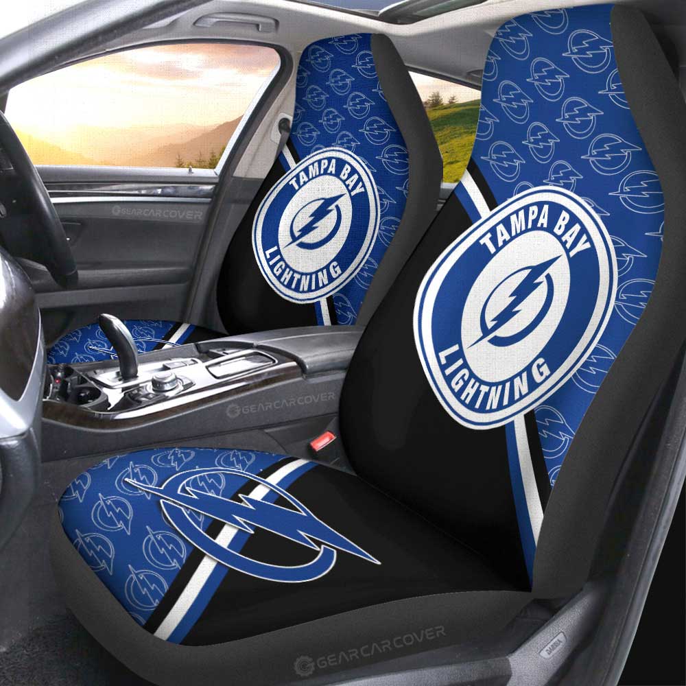 Tampa Bay Lightning Car Seat Covers Custom Car Accessories For Fans